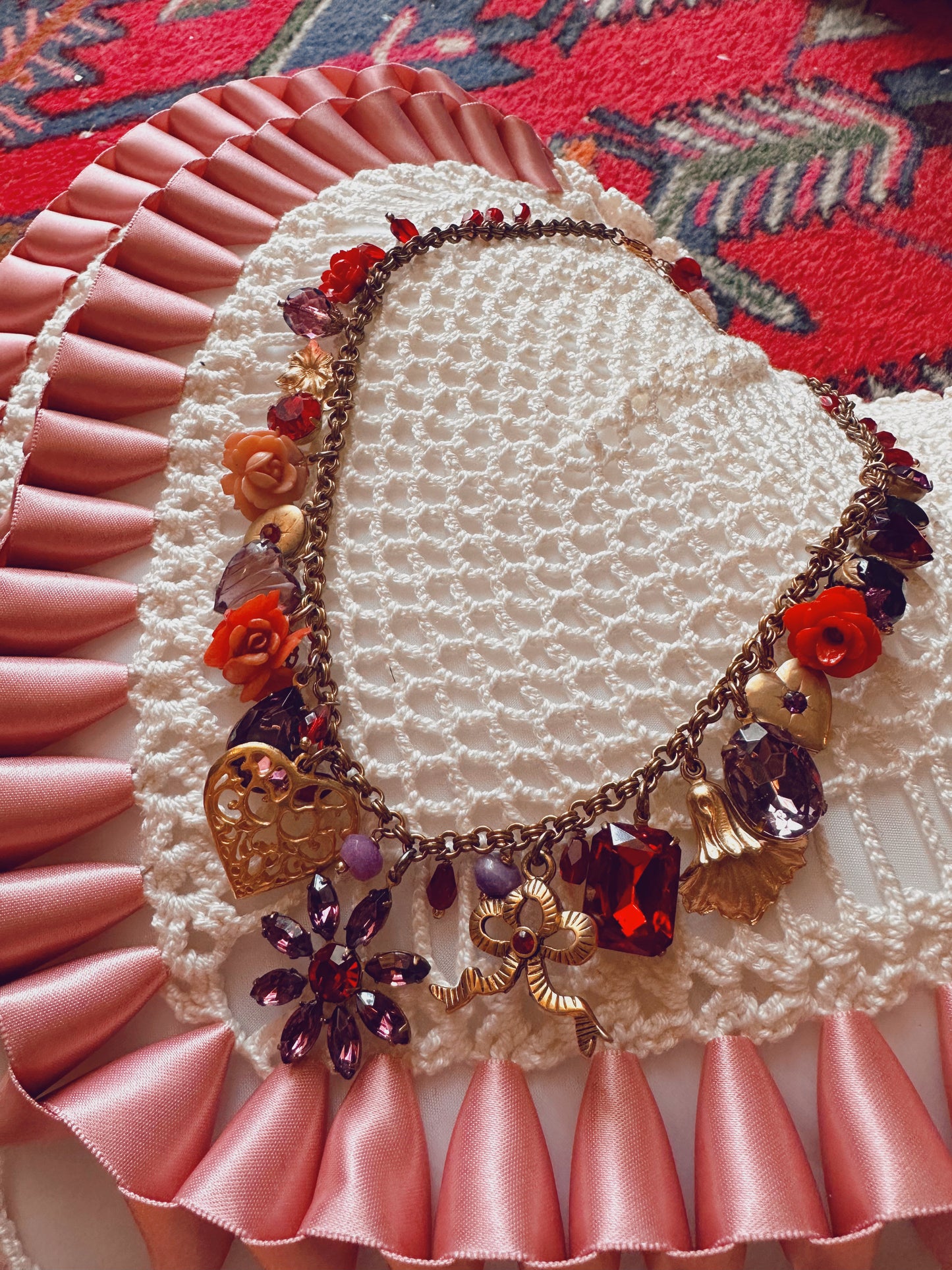 Charm necklace (3 lockets)