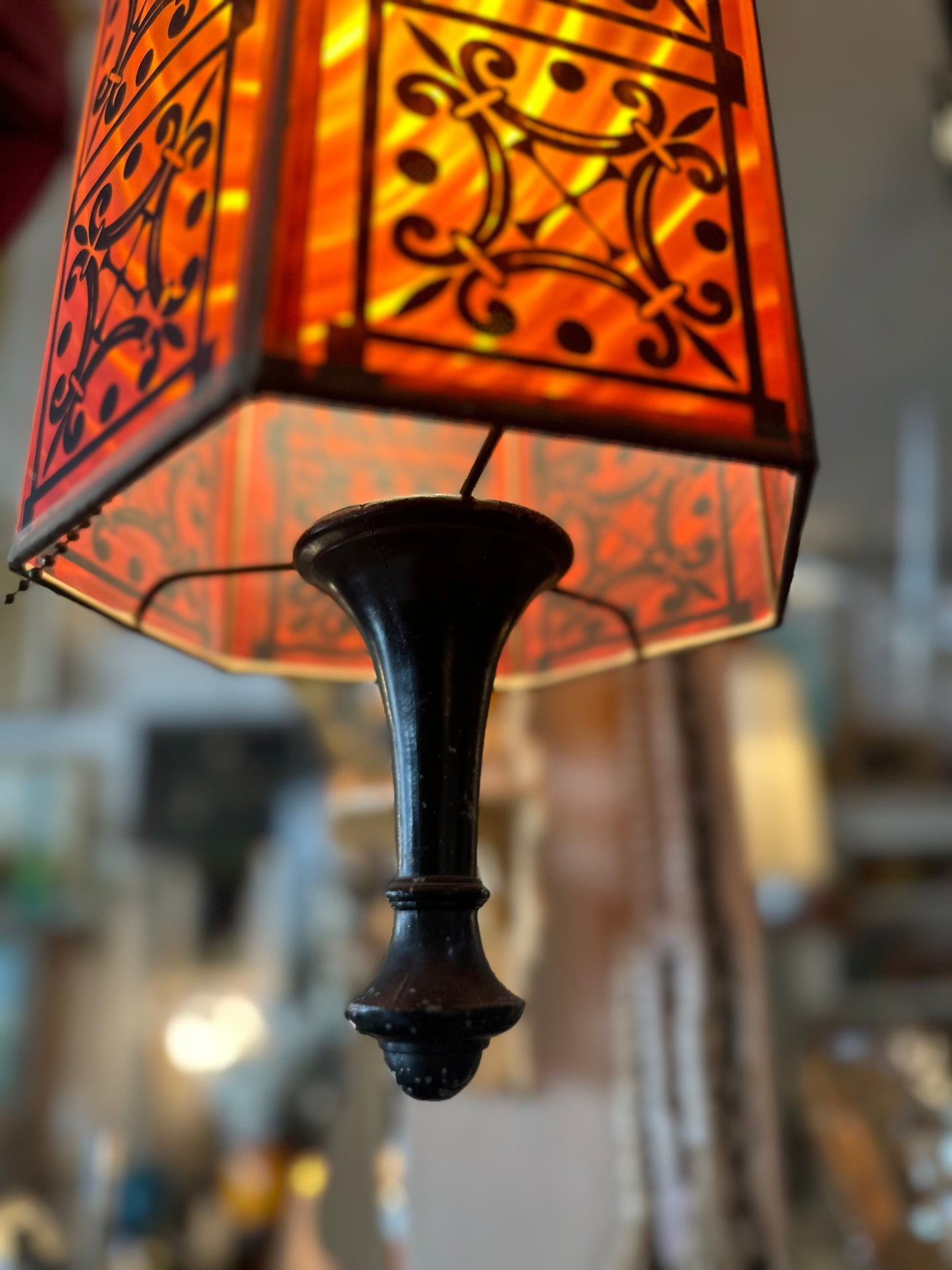 Mid Century Spanish Inspired Swing Lamp