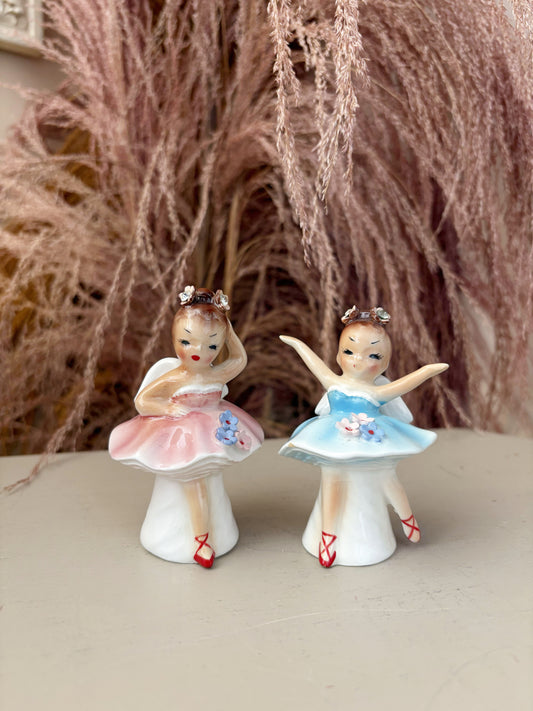 Ballerina Salt & Pepper Shakers - made in Japan