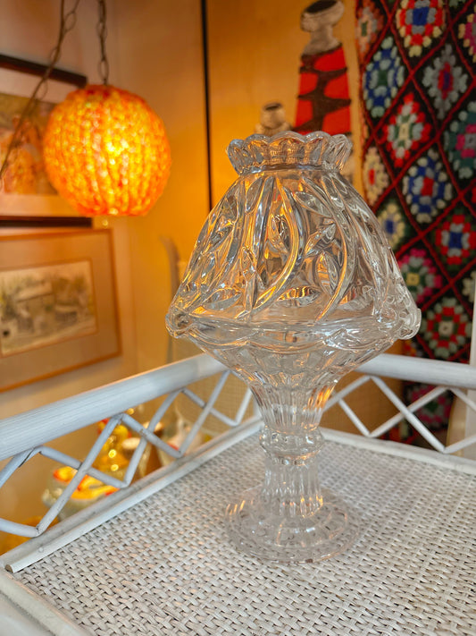Large Crystal Fairy Lamp Candle Holder