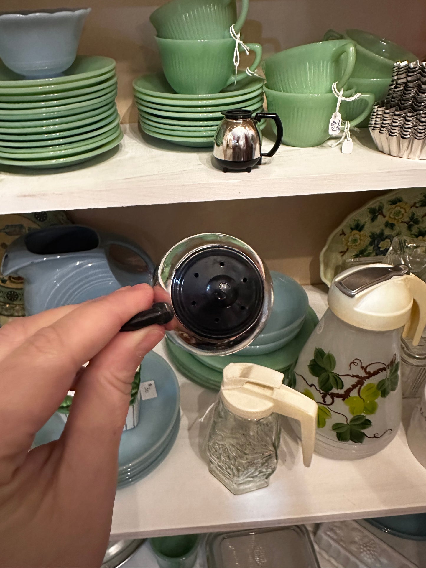 Tea and coffee salt & pepper shaker set