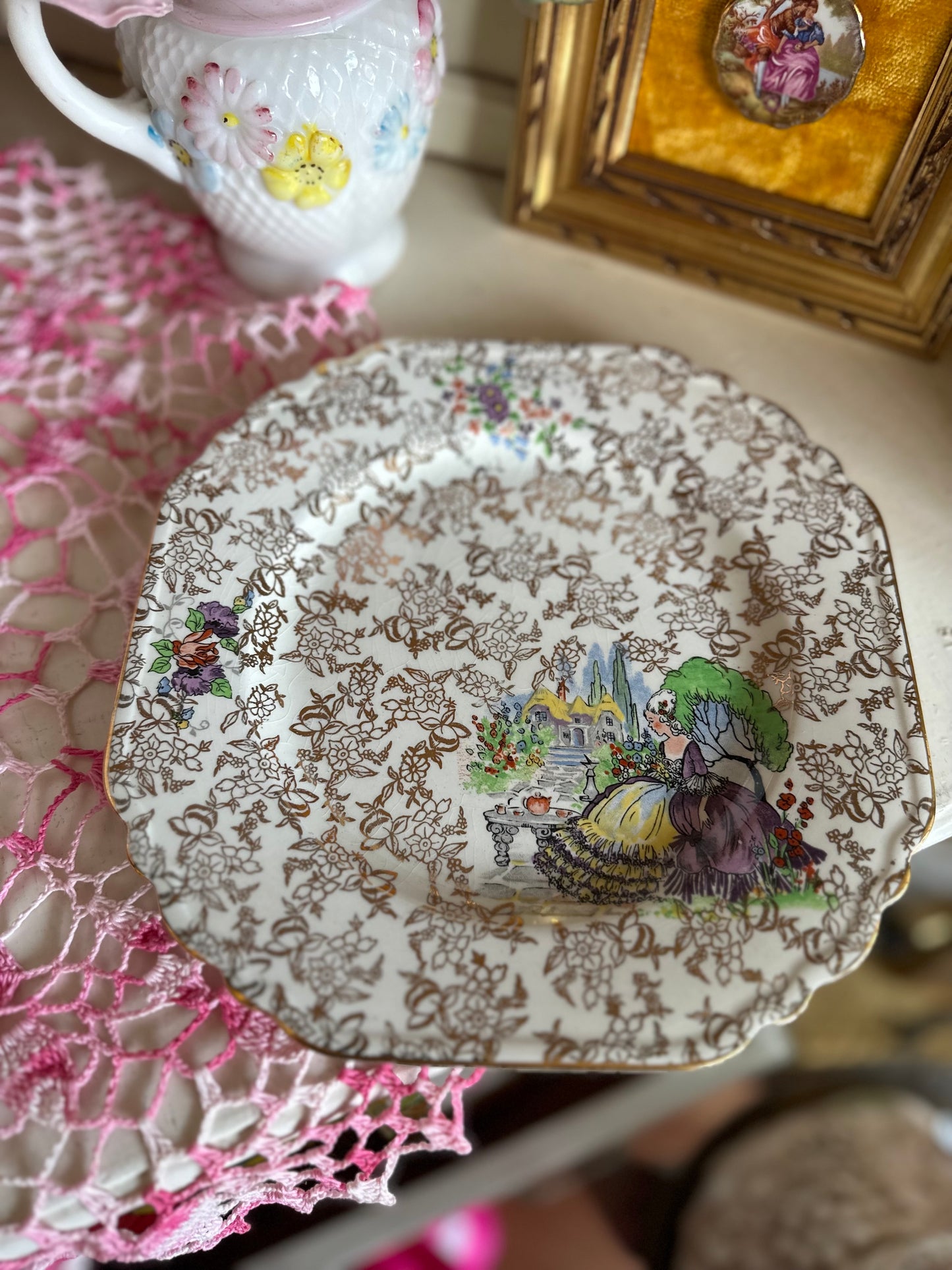 Pompadour by Lord Nelson plate