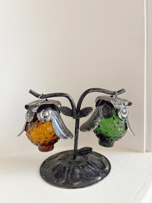 Hanging Owl Salt & Pepper Set