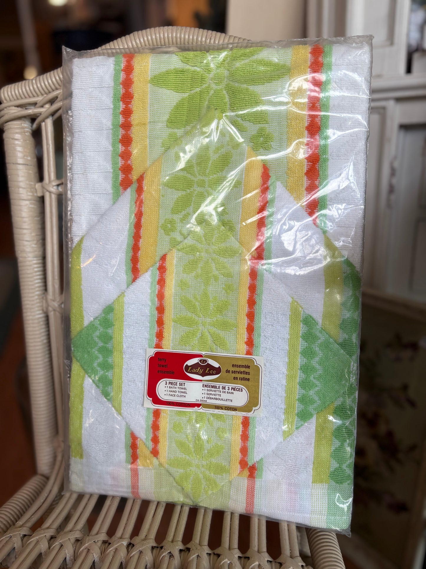 Lady Lee 100% Cotton 3 piece bathroom towel set