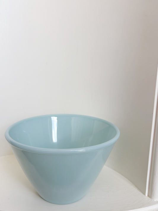 FireKing Blue Delphite Small Mixing Bowl