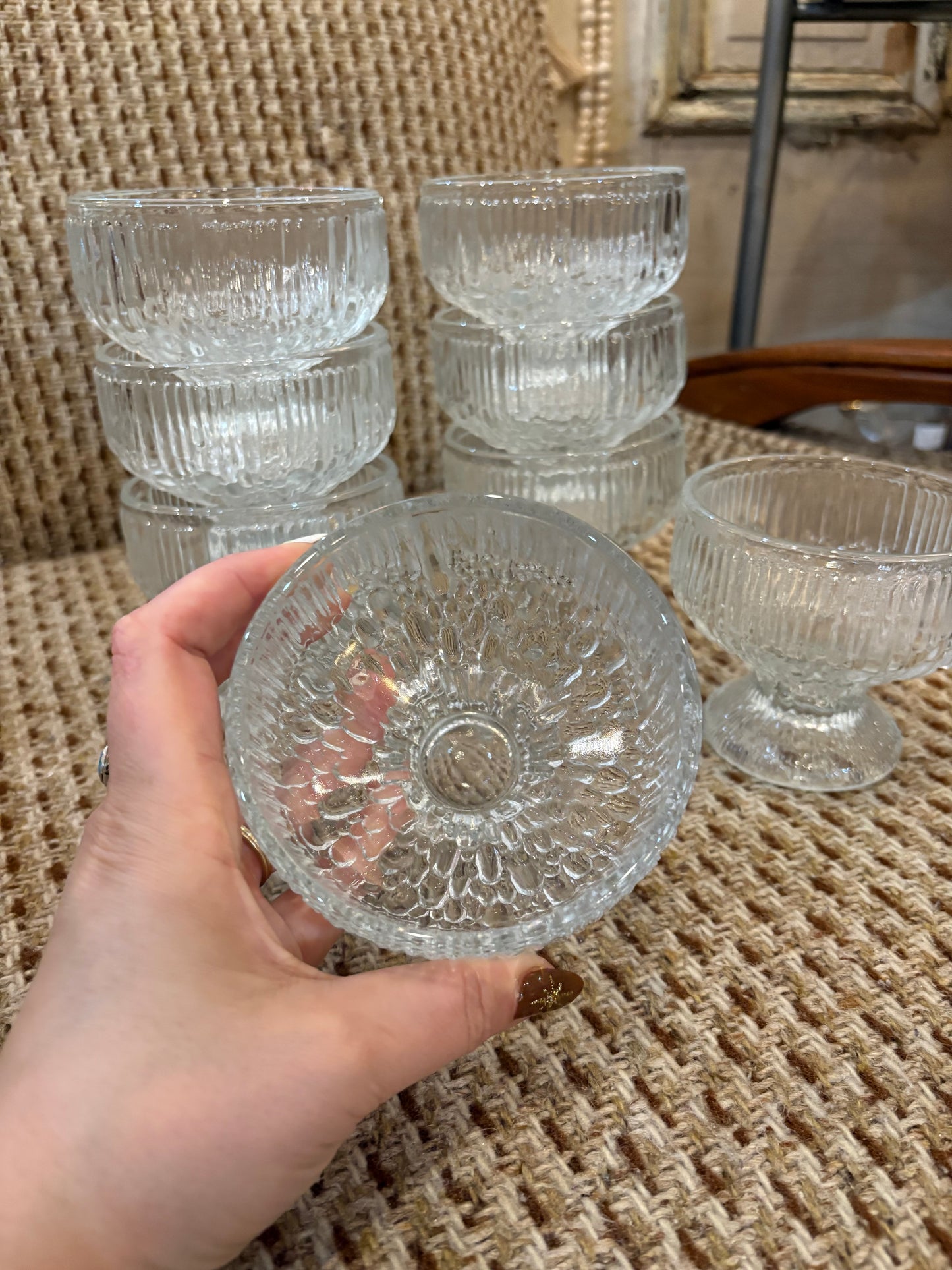 Set of 8 dessert cups