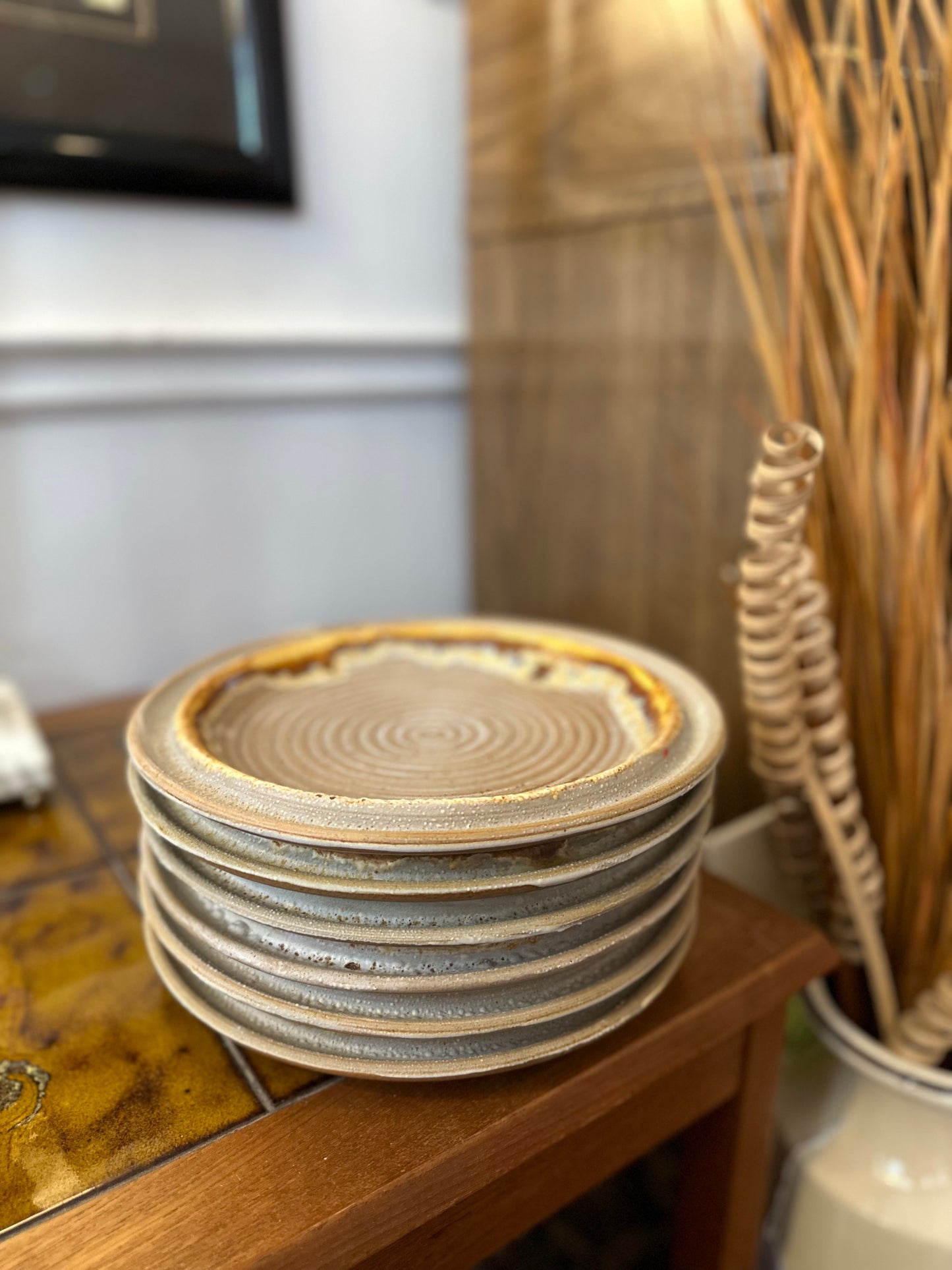 Set of 6 1970s Laurentian Pottery (item #2019) plates