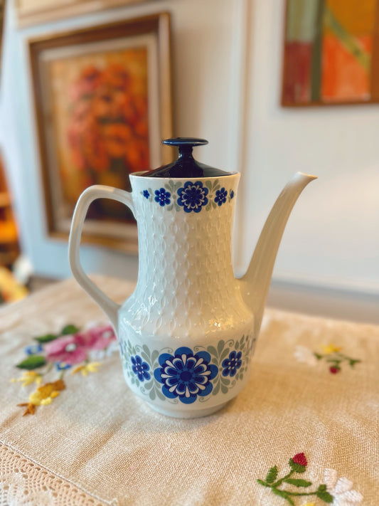 Mitterteich bavaria blue floral teapot