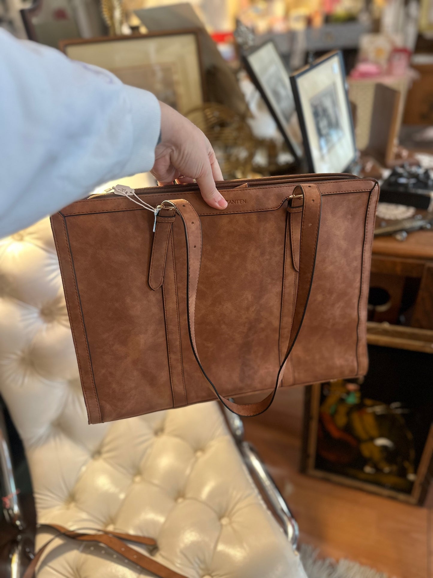 Bostanten Leather work bag