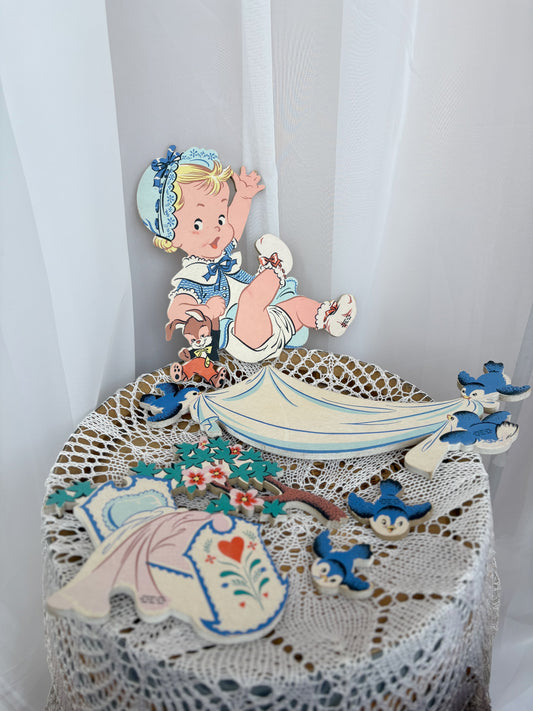 1952 Dolly Toy Company Nursery Wall Decor