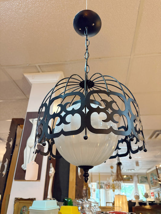 Mid Century Arthur Umanoff Design Pendant Ceiling Light Fixture