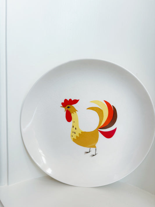 Holt Howard Rooster Dinner Plates