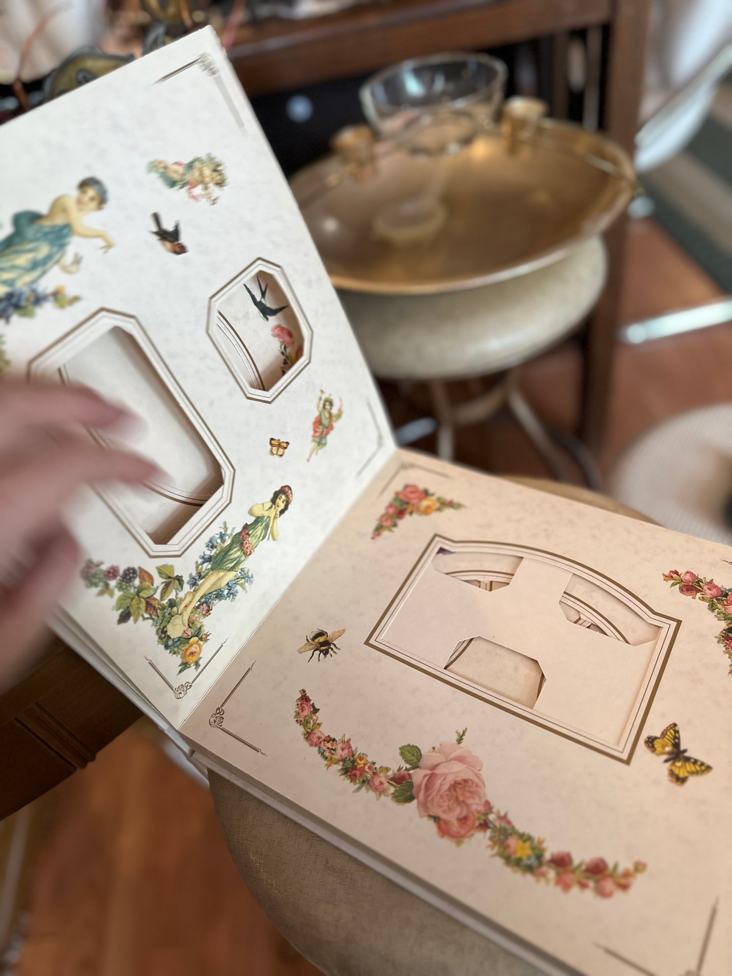 Our family Victorian photo album book