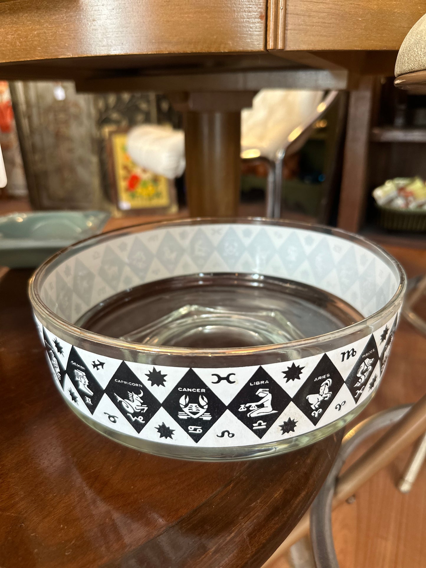 Jeannette Glass Horoscope Serving bowl