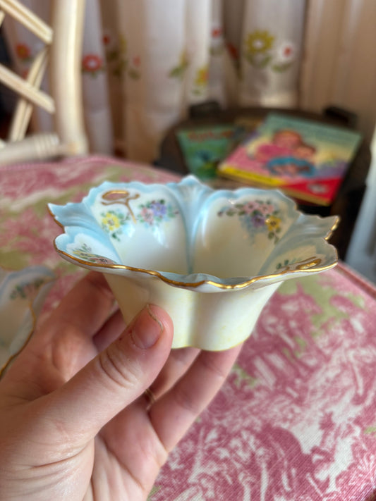 Floral Cream & Sugar Set