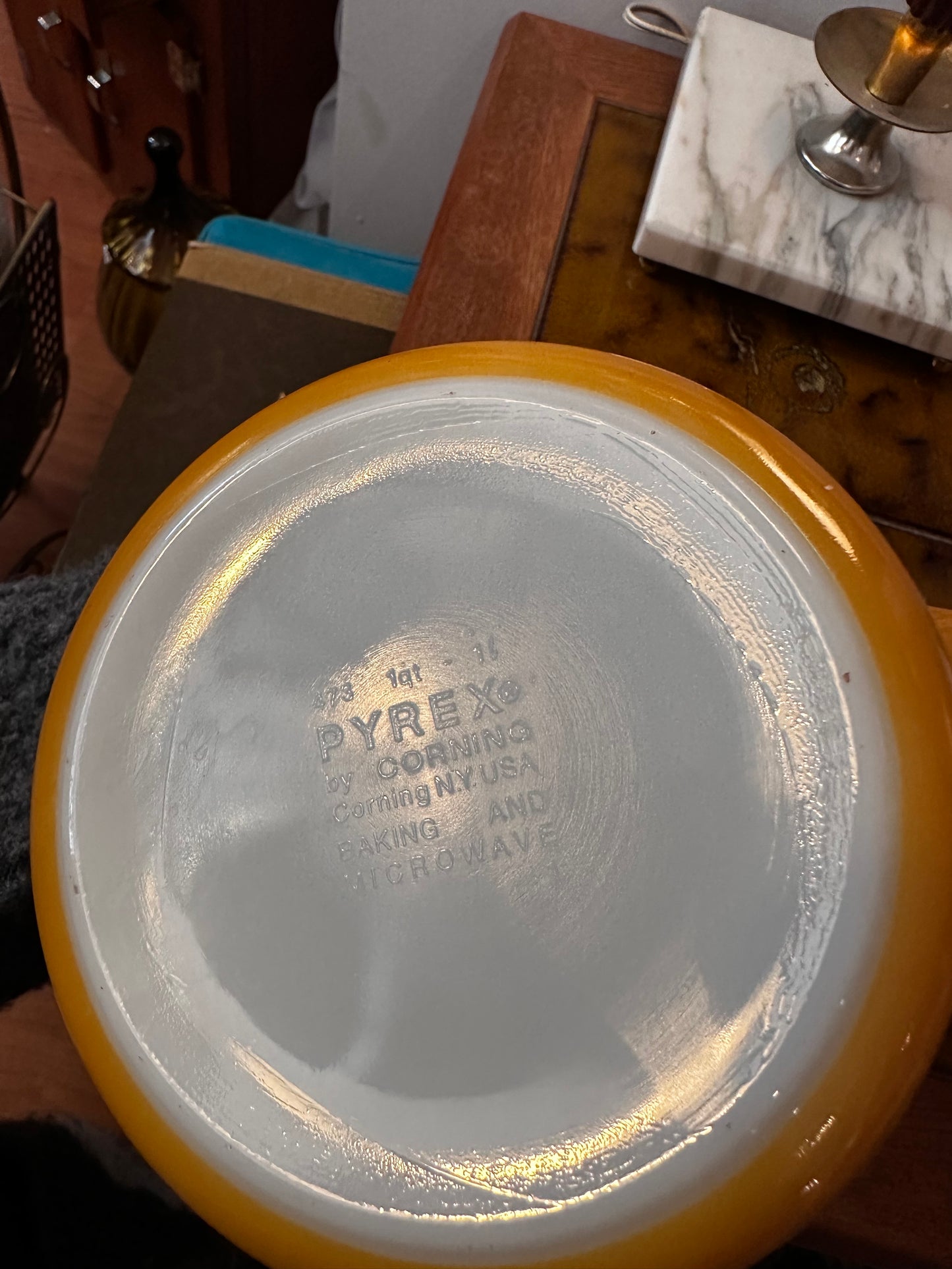 3 piece Pyrex Butterfly gold casserole set (with lids)