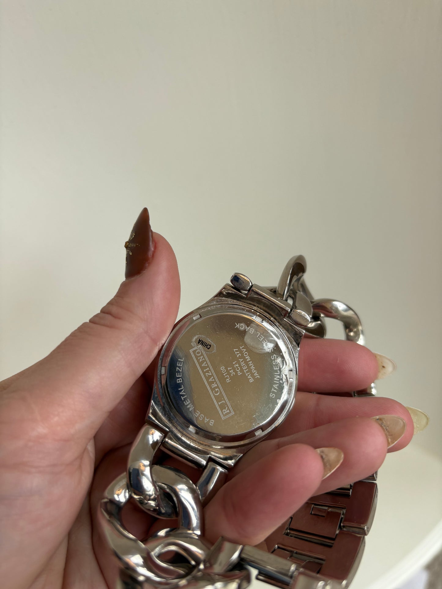R.J Graziano Watch - Silver Base metal