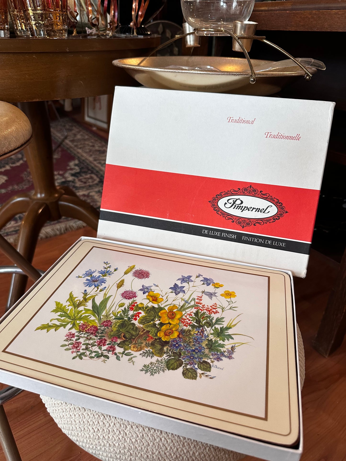 Pimpernel Floral Cork back Placemat Set of 4