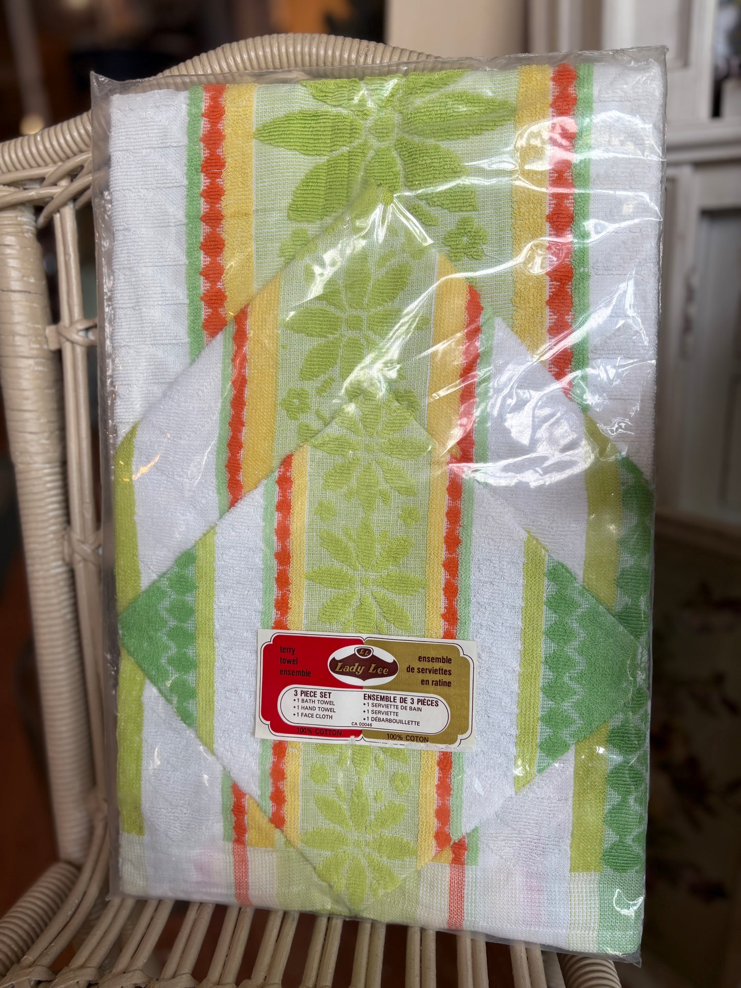 Lady Lee 100% Cotton 3 piece bathroom towel set
