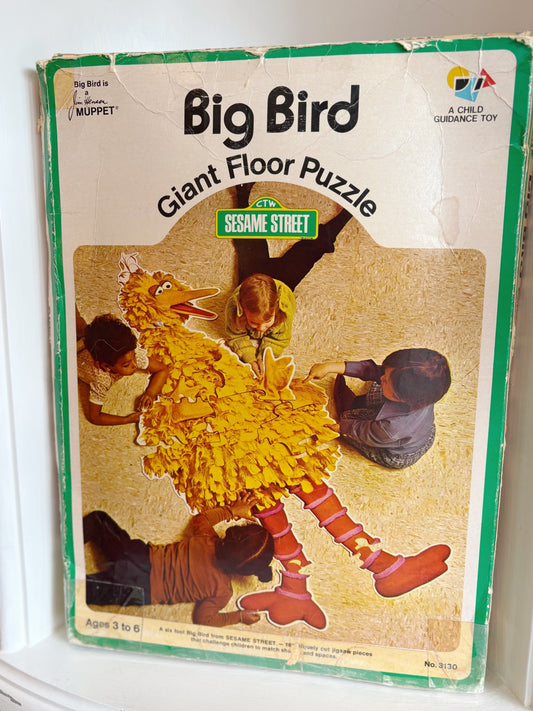 Big Bird Giant Floor Puzzle - complete