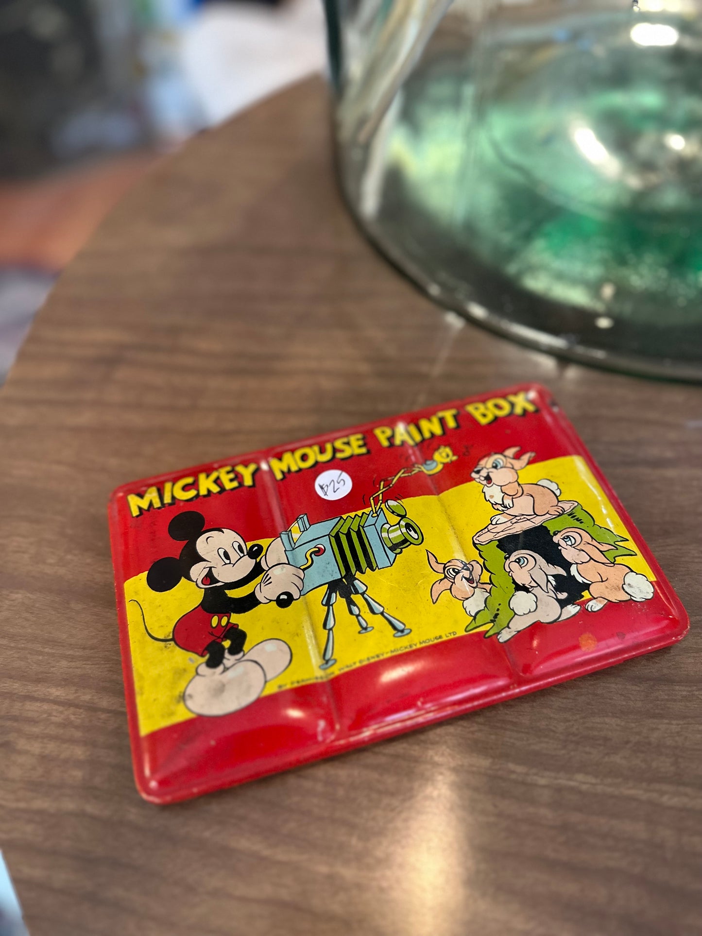 1960s Mickey Mouse Paint Box/ Tin - made in England