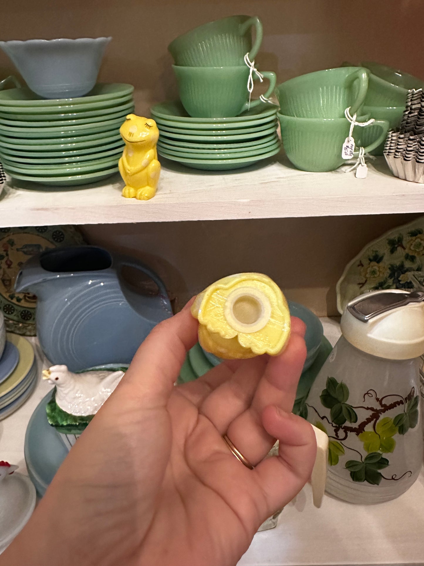 Plastic Frog Salt & Pepper shaker set