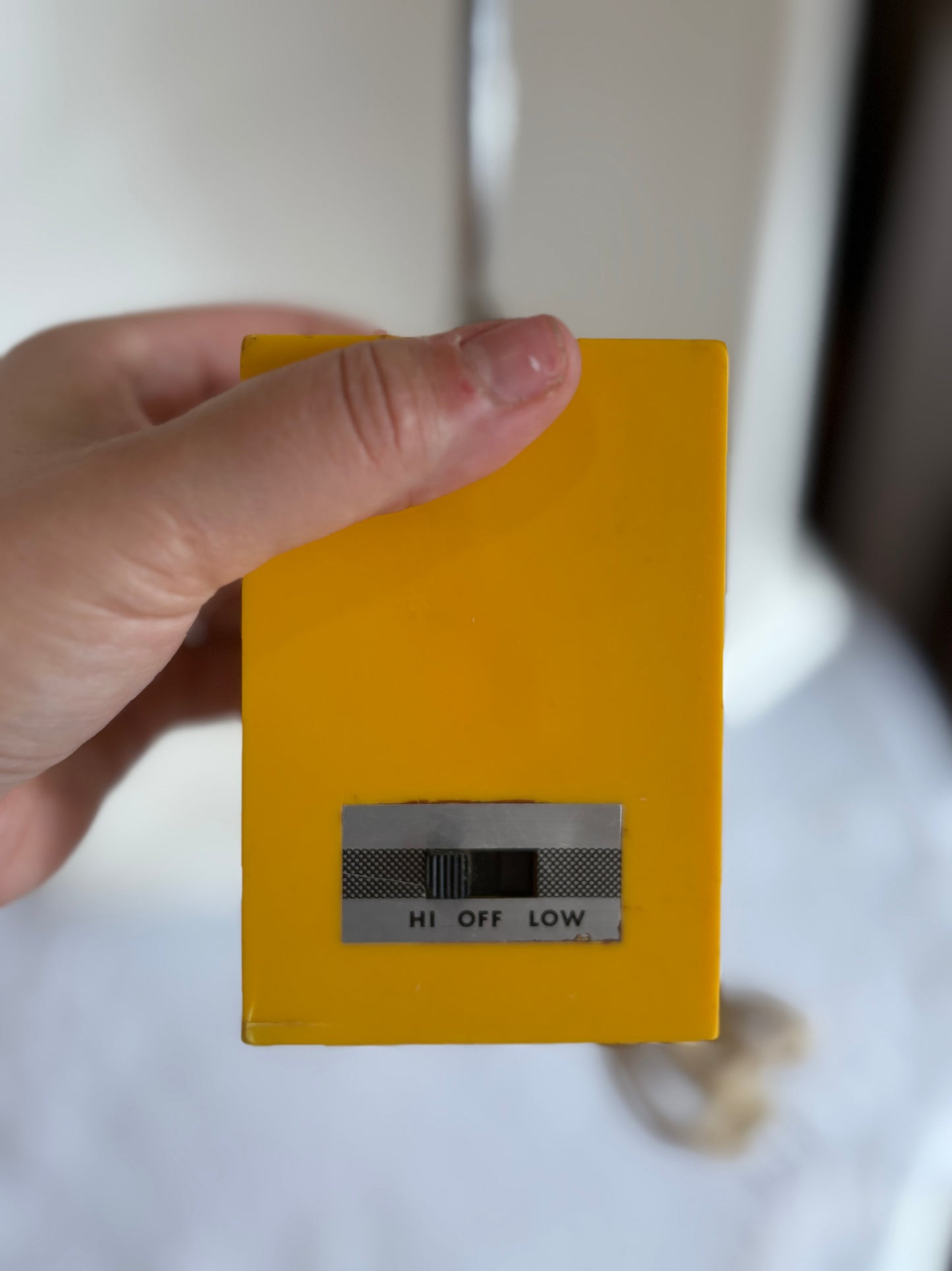 Small Yellow Adjustable Desk Lamp