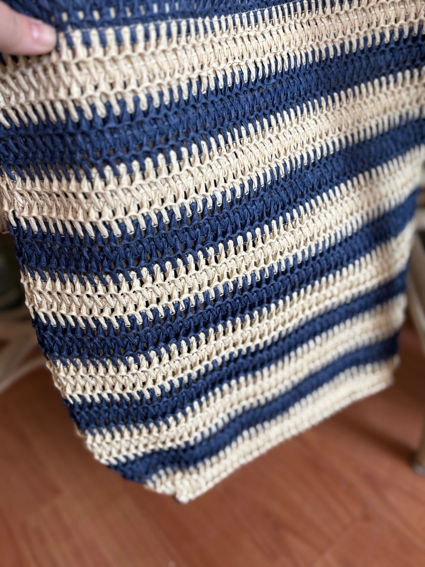 Woven shopping bag / beach bag