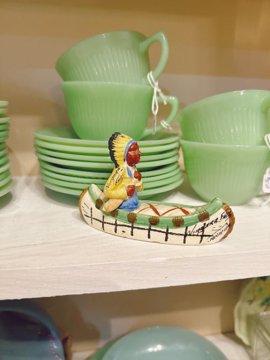 Indigenous person Niagara Falls salt & pepper shaker set