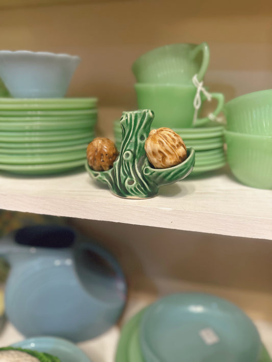 North Bay Ontario Walnut salt & pepper shaker set