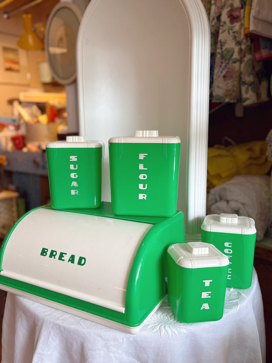 Ronaware Rona Plastic Corp Kitchen Canister & Bread Bin Set