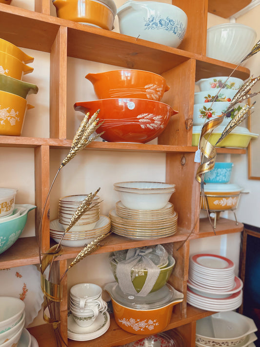 1970s Brass Wheat Stock Wall Hanging Art