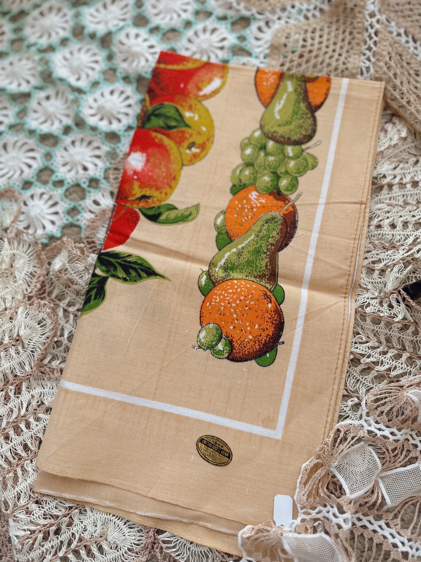 100% Cotton Kitchen Towel - fruit