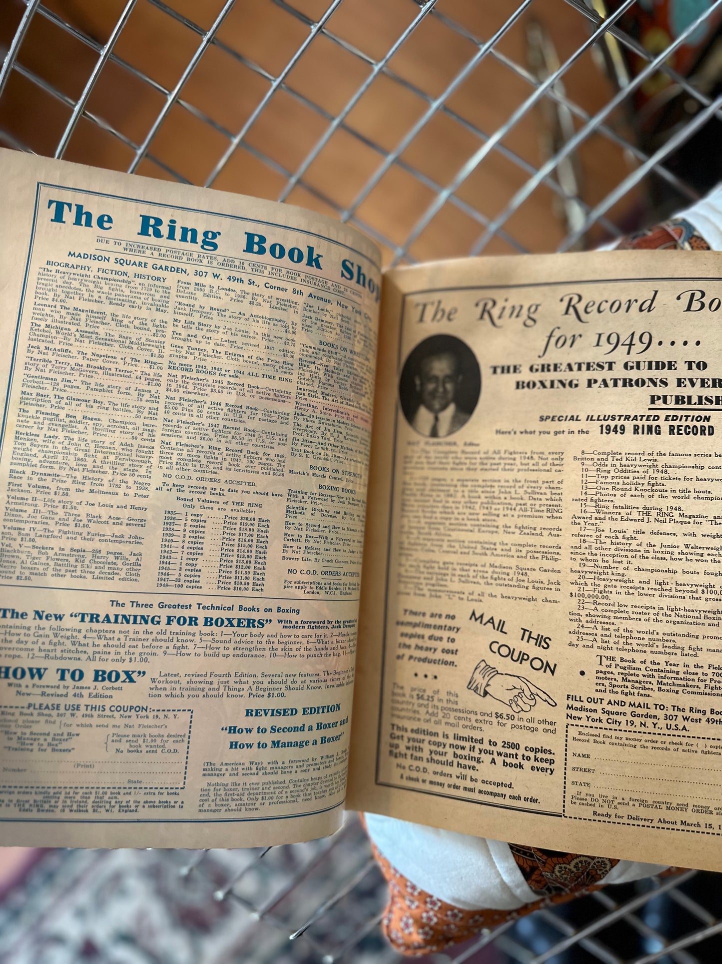 March 1949 The Ring Boxing Magazine - Sandy Saddler