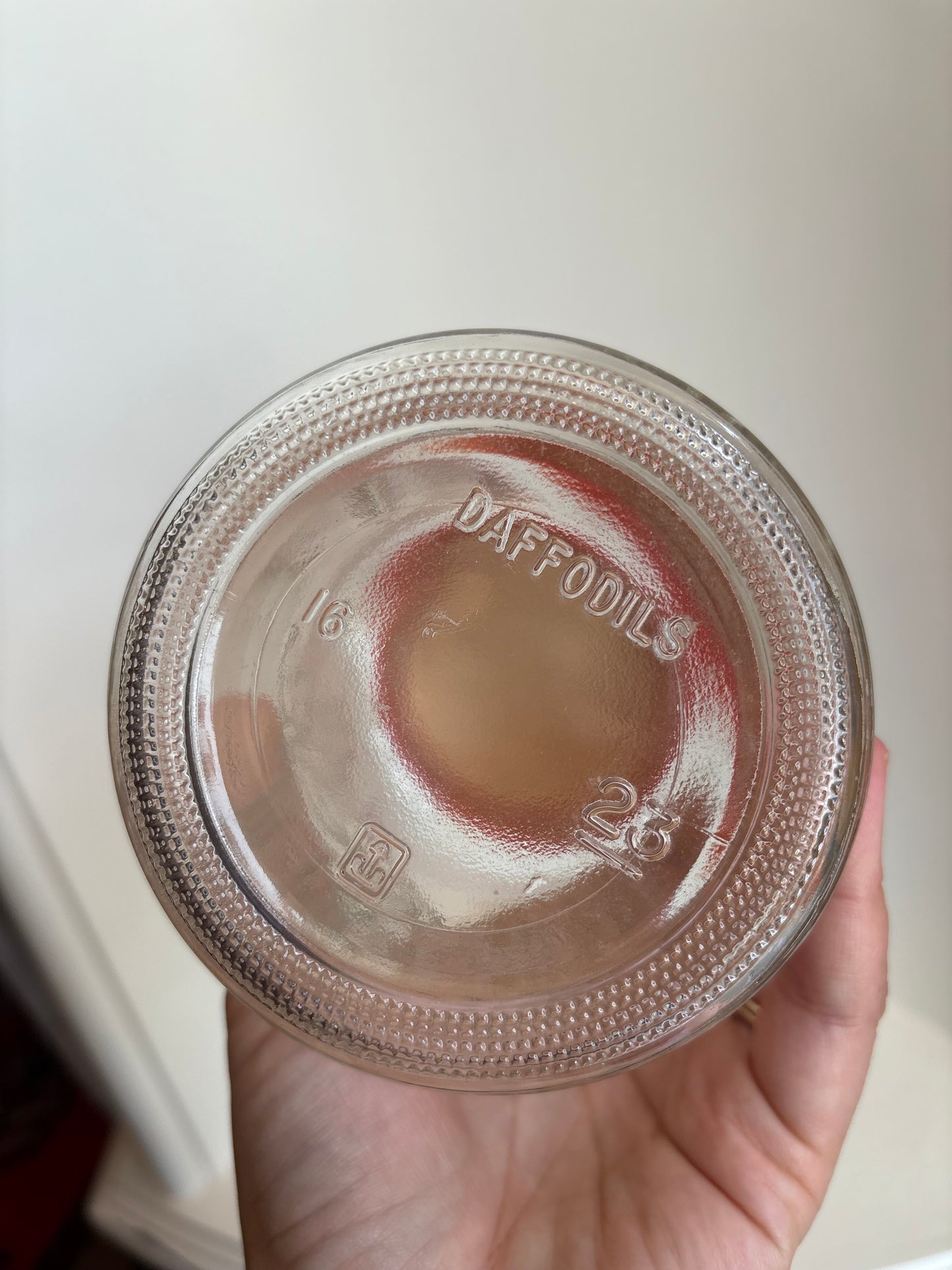 Anchor Hocking 1960s Daffodil Jar