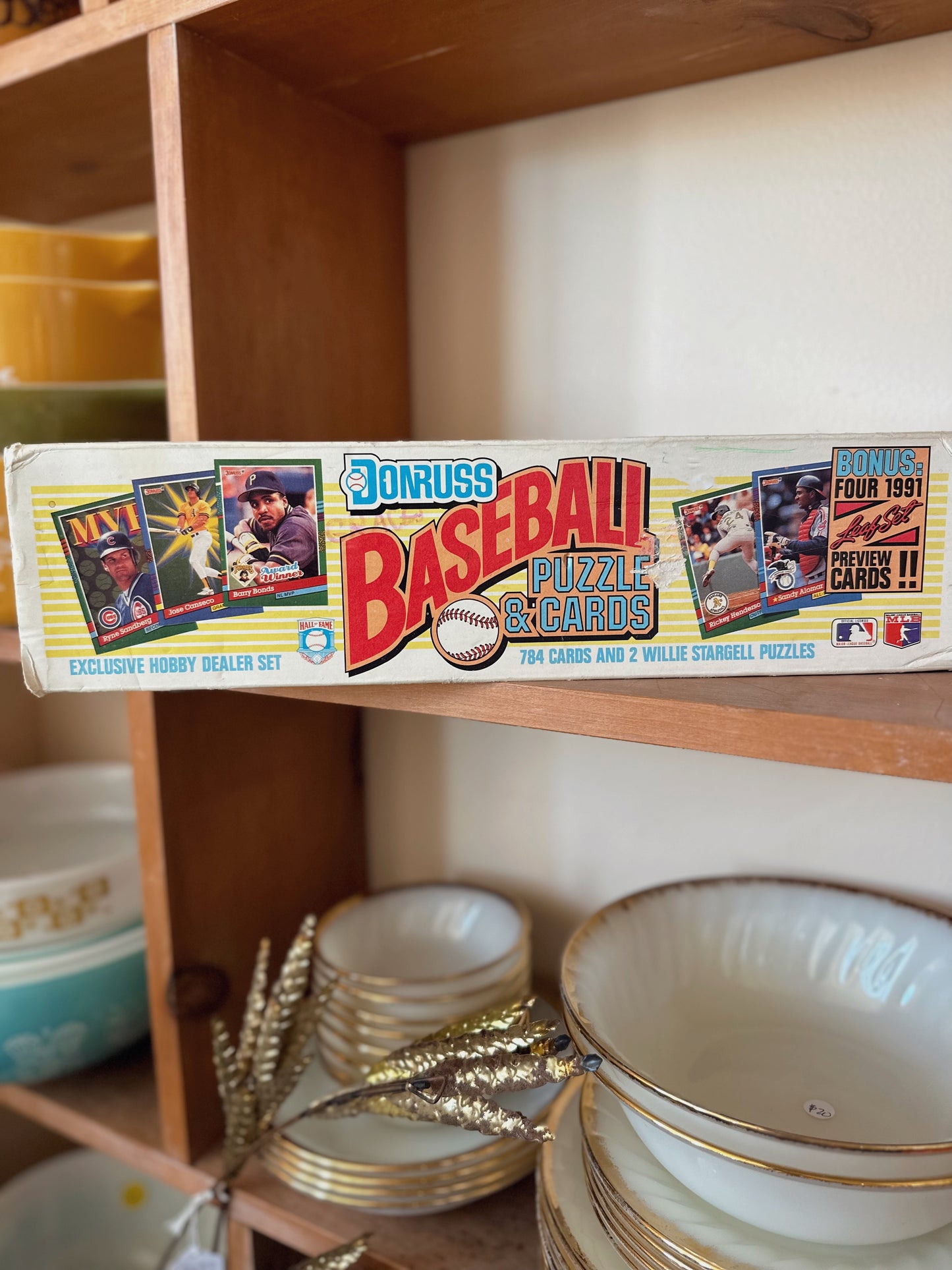 Donruss Baseball Cards & Puzzles (cards are still sealed) - Exclusive Hobby Dealer Set