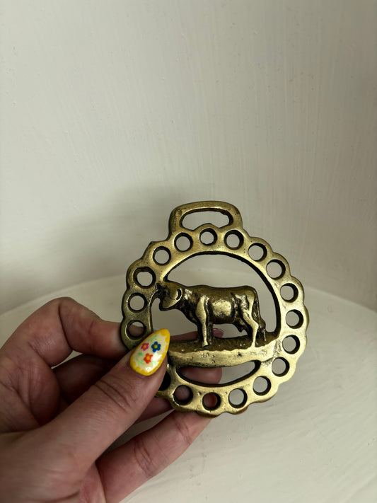 Cow Brass Bottle Opener