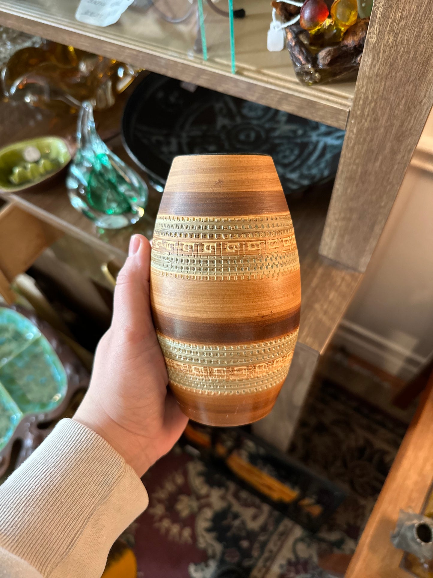 Dumler Breiden West German pottery vase - Mid Century