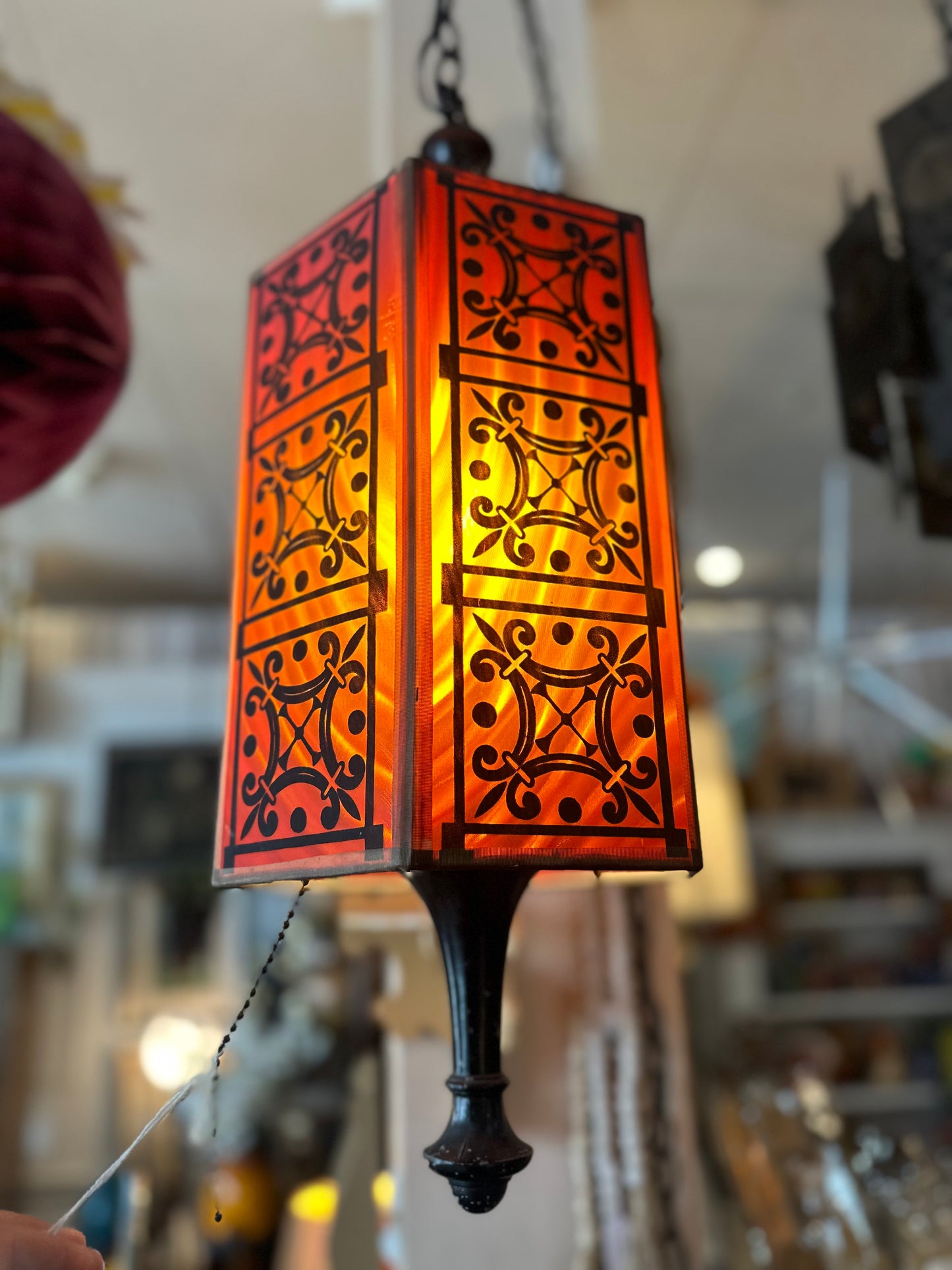 Mid Century Spanish Inspired Swing Lamp