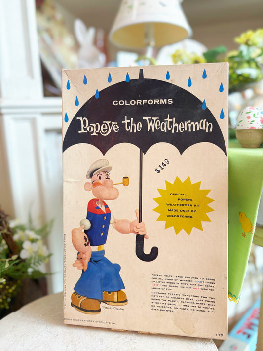 1959 Colorforms- Popeye the Weatherman