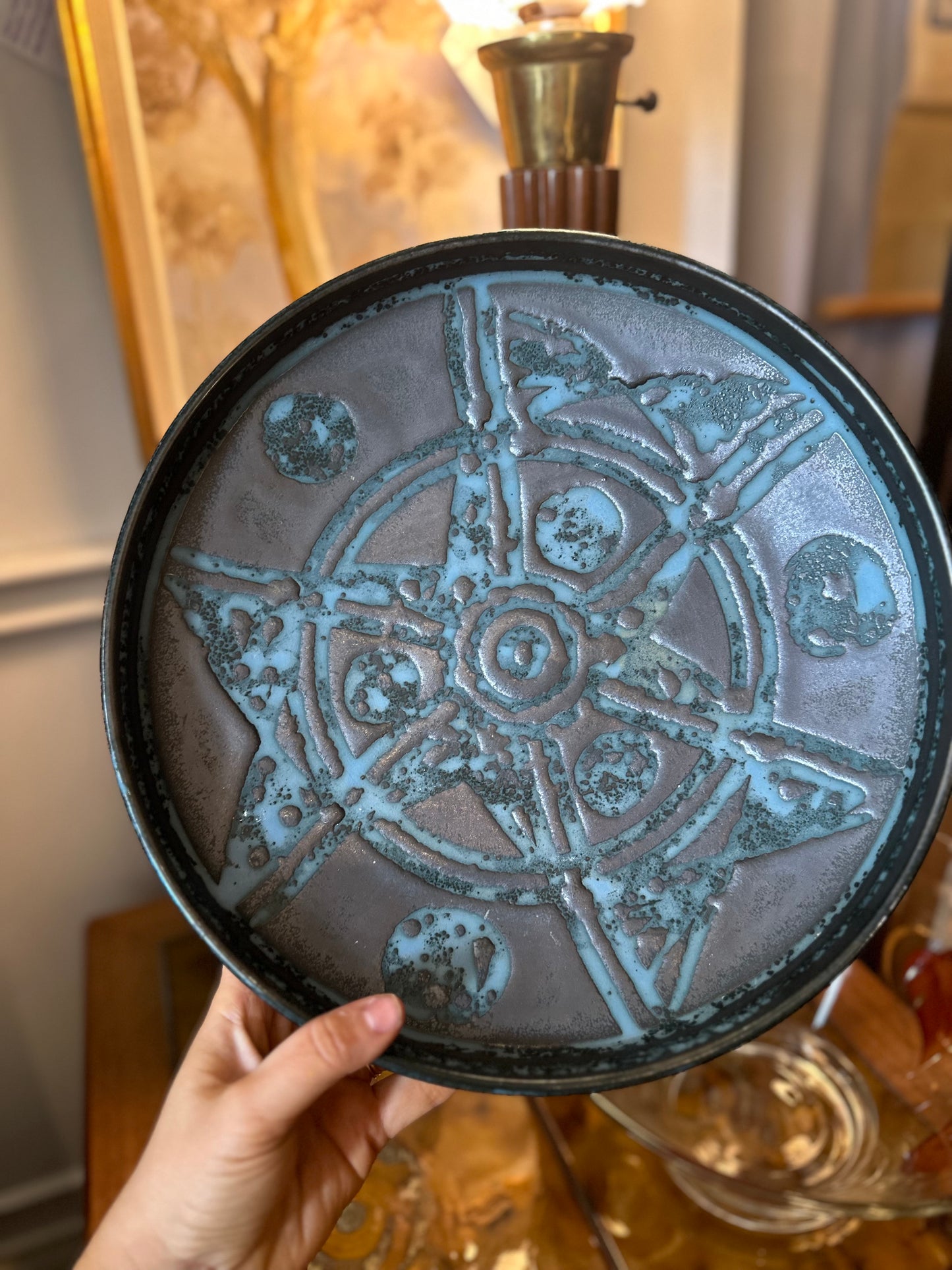 Mid Century Carstens Austria pottery dish