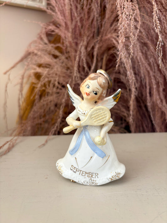 September Tennis Angel figure