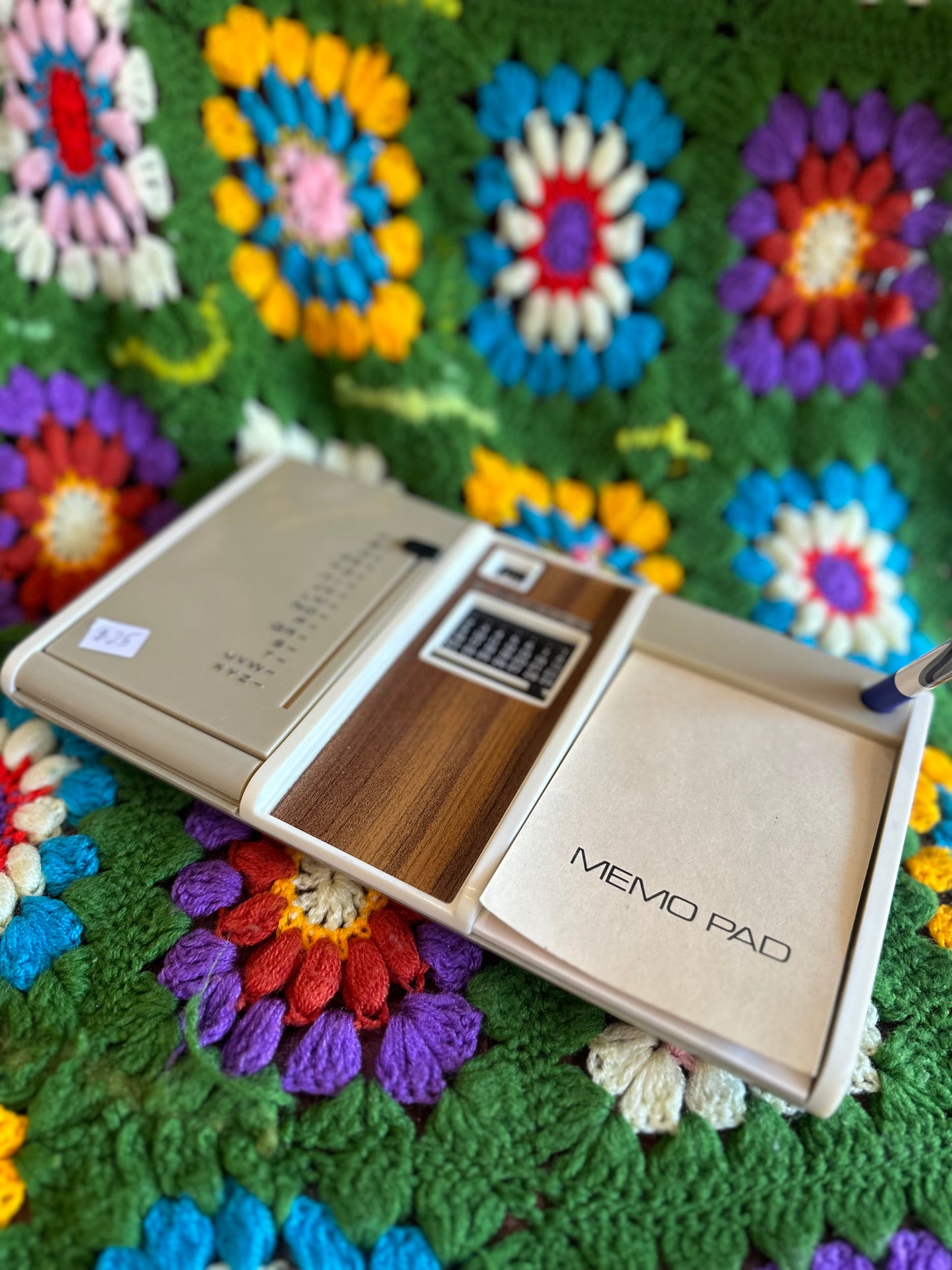 Mid Century Desk Telephone Index, Calendar & Memo Pad