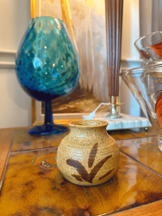 Small Artisan Pottery Vase/ Paint water cup