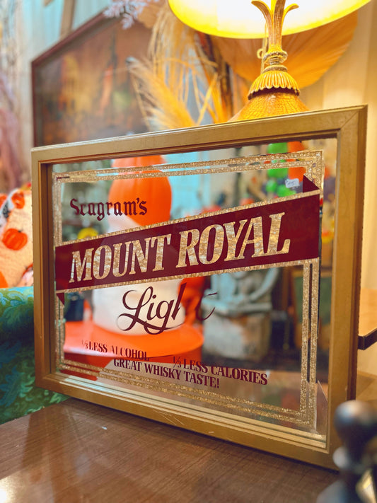 Seagram’s Mount Royal Light Bar Mirror