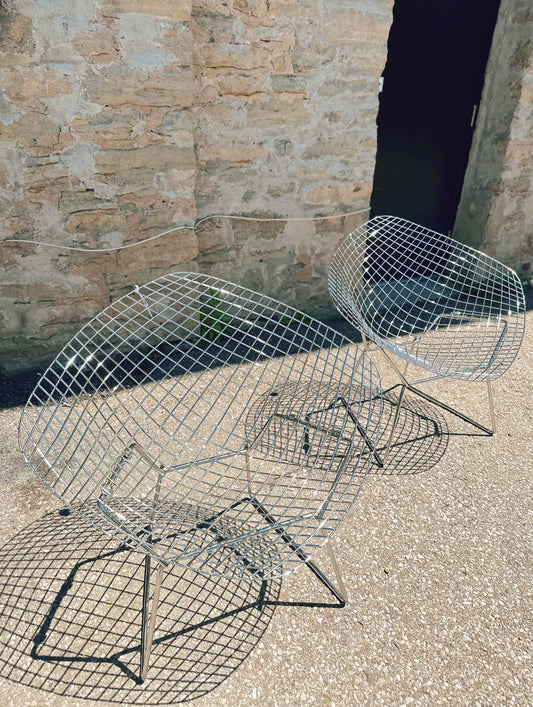 Knoll design metal chairs -in excellent condition - 1 left