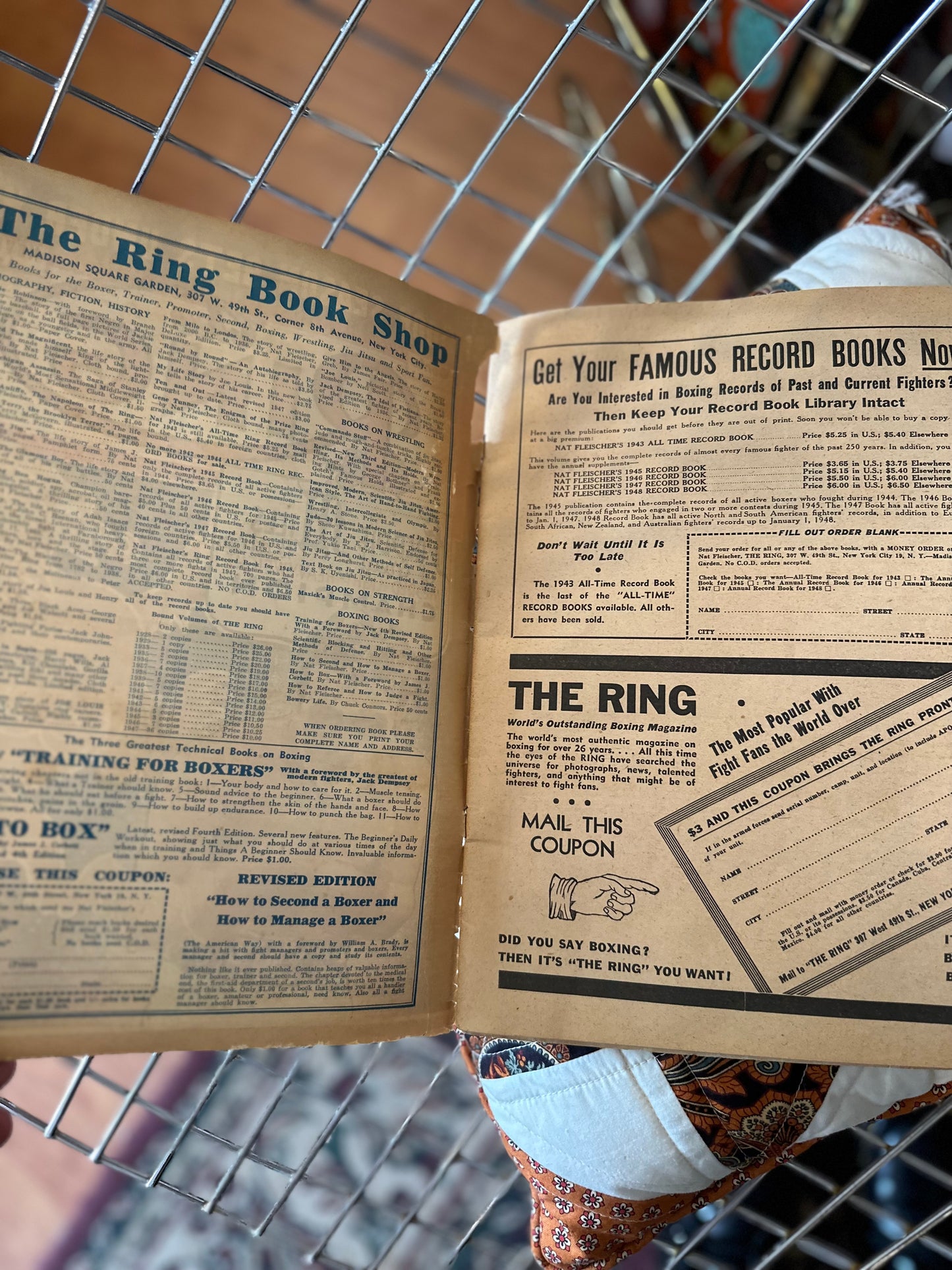 November 1948 The Ring Boxing Magazine Freddie Mills of Great Britain