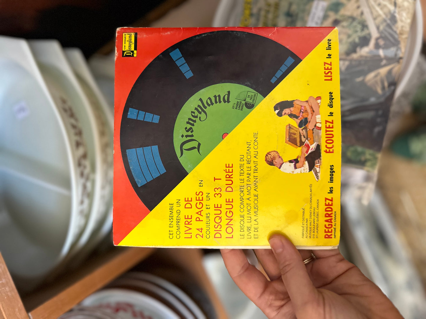 1968 Snow White (French Version) 33 1/2 Vinyl & Storybook