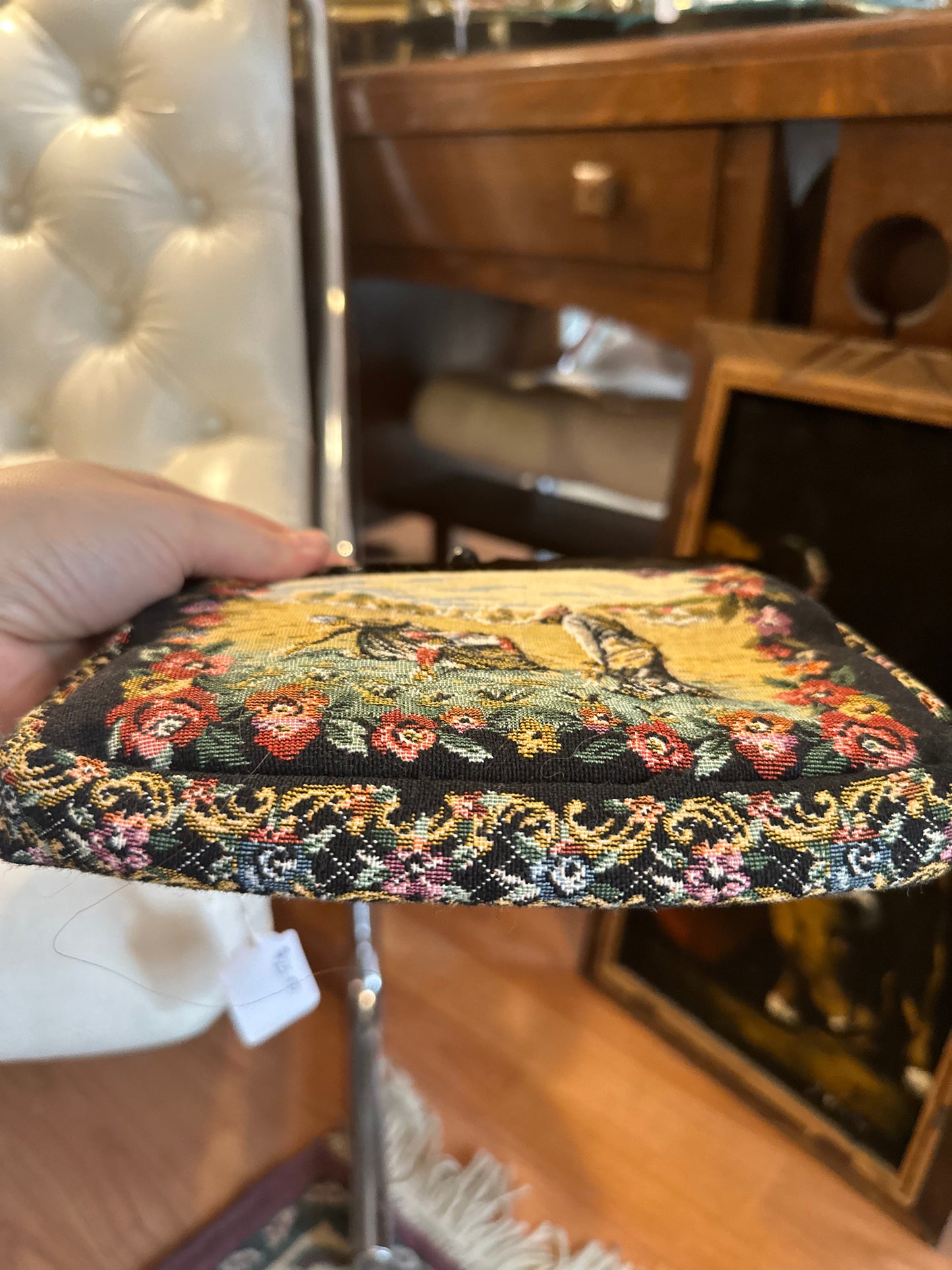 Small Tapestry clutch purse - made in Japan