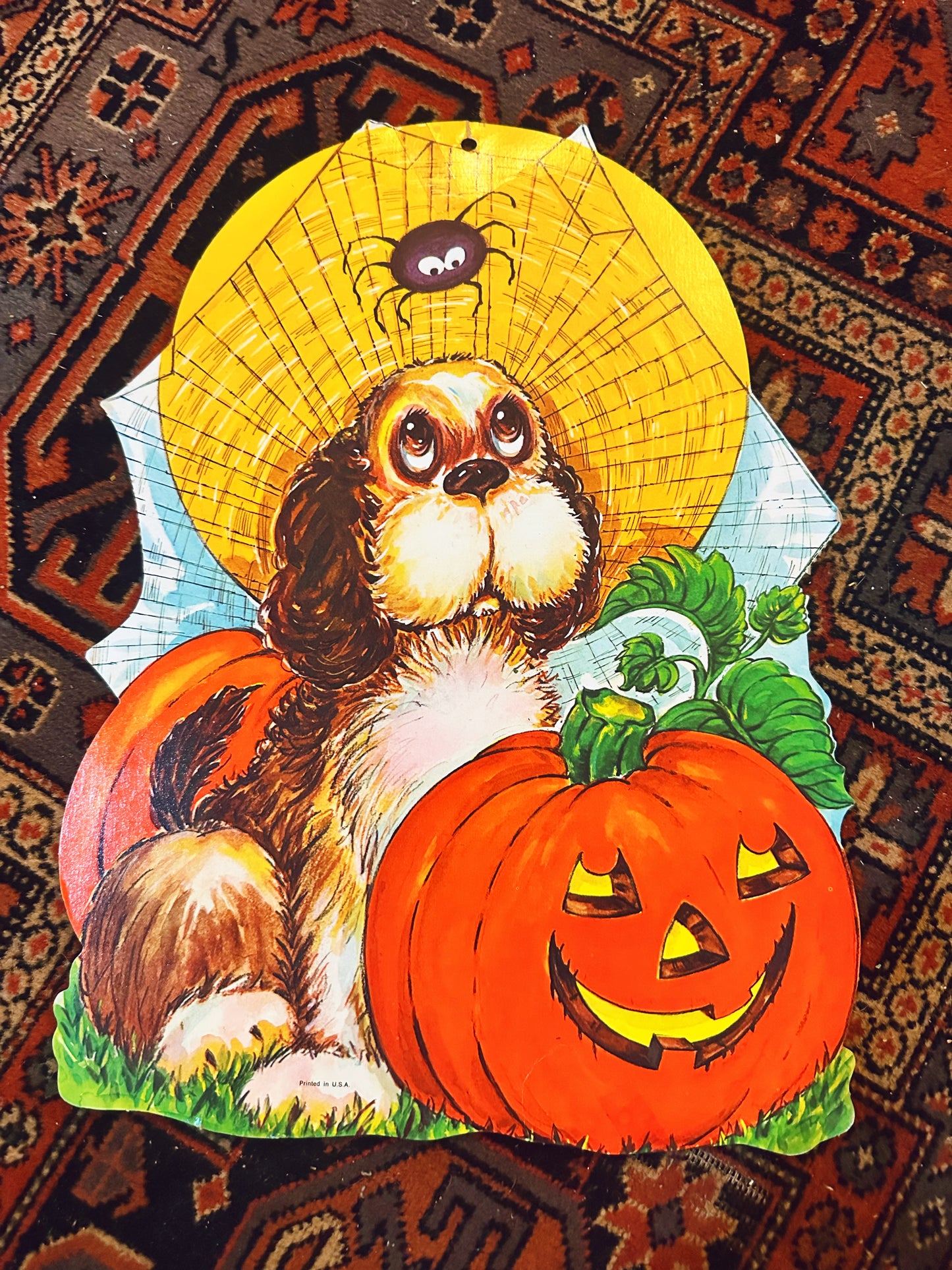 Halloween Dog Vintage Cutout